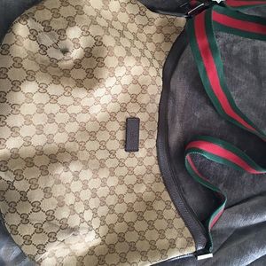 Gucci large crescent messenger bag